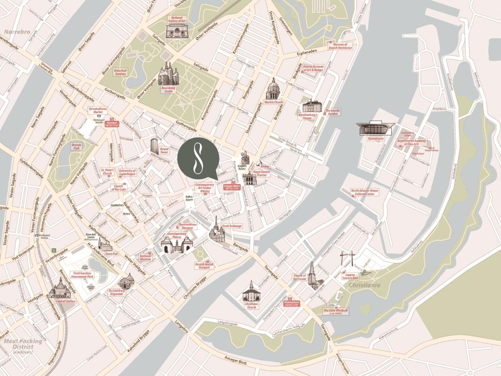 Sanders Regent - Chic Three-Bedroom Apartment Near Central Square โคเปนเฮเกน ภายนอก รูปภาพ